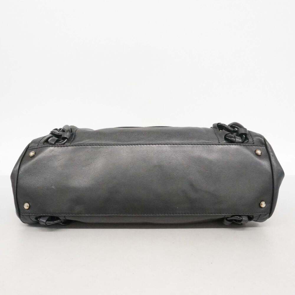 CHANEL Black Lambskin Leather Tote Bag - Picture 3 of 13